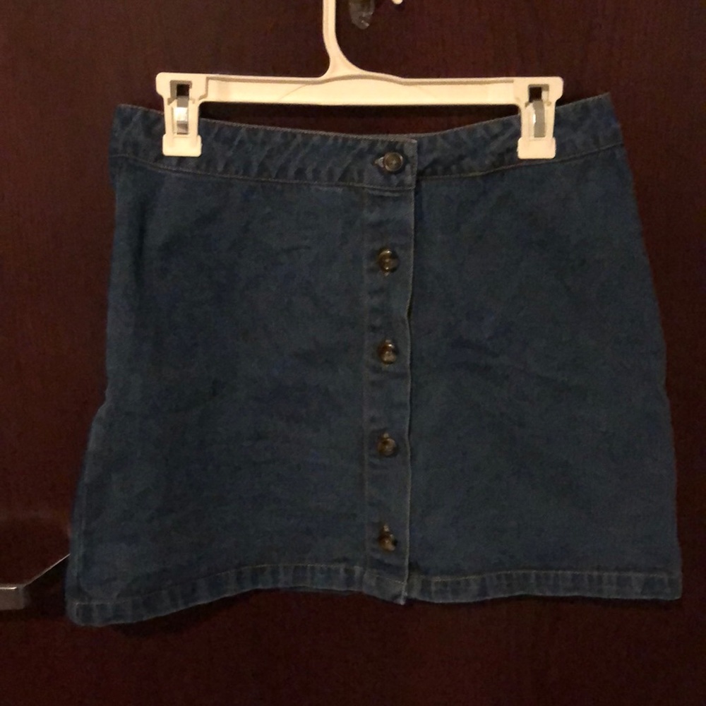 Mini Jean Skirt